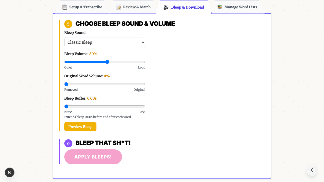 Bleep Sound Effect: How to Add a Censor Beep to Audio or Video